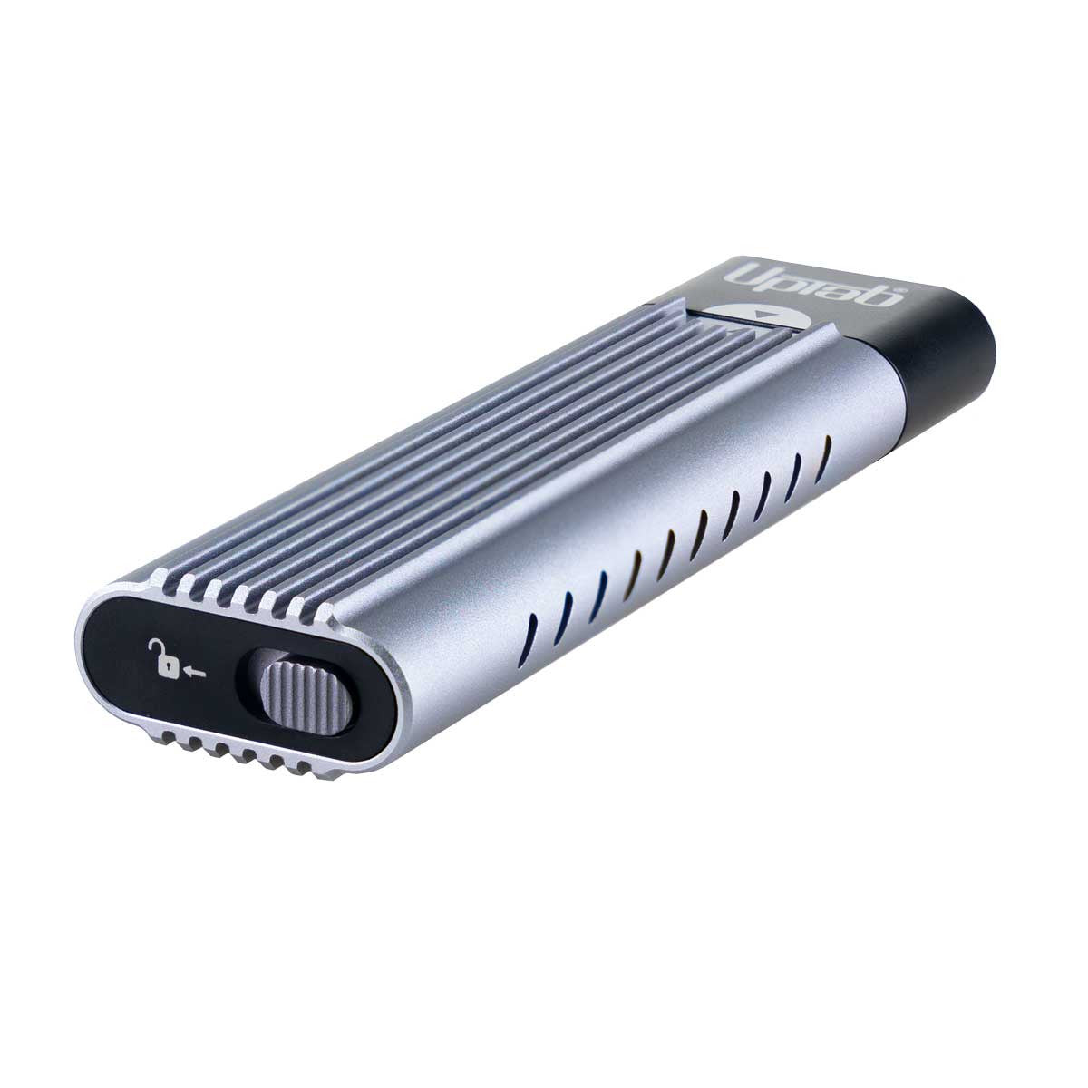 UPTab USB-C 3.2 Gen 2 to M.2 PCI Express (PCIe) NVMe SSD  (10Gbps) Thunderbolt 3 Compatible - Enclosure Adapter Tool-Free