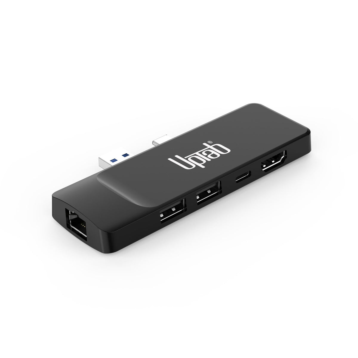 UPTab Surface Pro 7 Mini Docking Station with HDMI 4K UltraHD, 2 x USB 3.0 Ports, Gigabit Ethernet, USB-C Data or PD