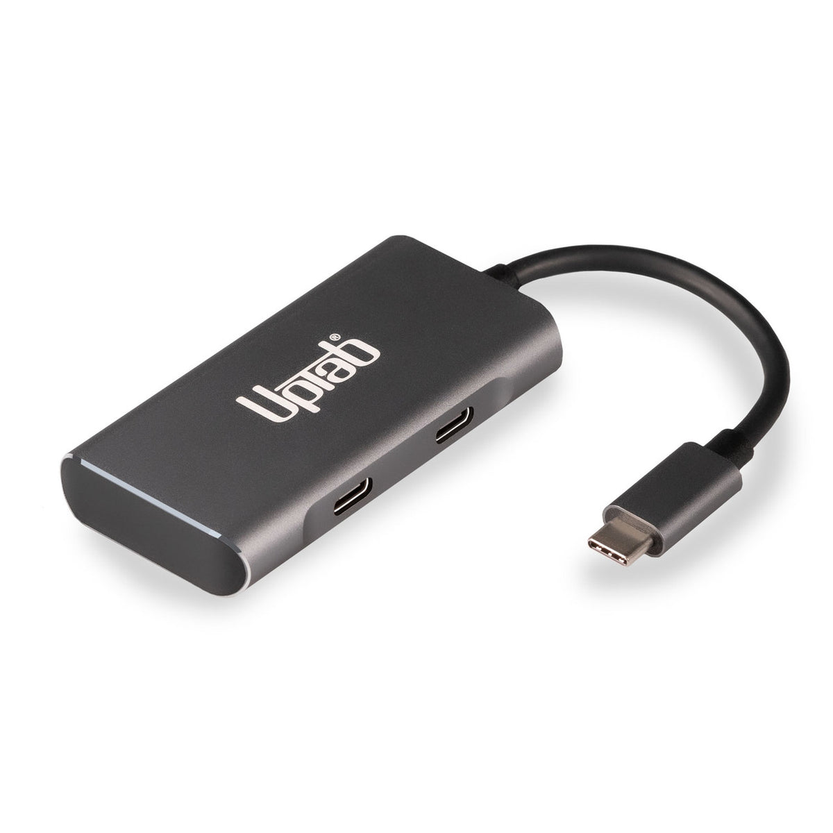 UPTab USB-C (Type C) 3.2 Gen 2 to 2 Port USB-A and 2 Ports USB-C (Type C) 3.2 Gen 2 10Gbps - Speed showing USB-A Ports